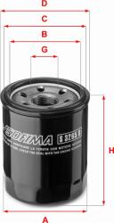 Sofima Filtru ulei Sofima S 3265 R - compatibil Mazda, Peugeot, Honda, Mitsubishi - Sofima-S 3265 R (SOFIMAS3265R)