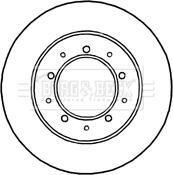 Delphi Frana disc Disc frana Delphi BG3982C - compatibil Land (DELPHIBG3982C)