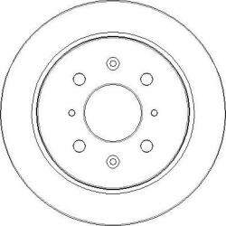 Ferodo Frana disc Disc frana Ferodo DDF2244C - compatibil Honda (FERODODDF2244C)
