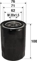 Valeo Filtru ulei Valeo 586012 - compatibil Alfa, Fiat, Lancia, Peugeot (VALEO586012)