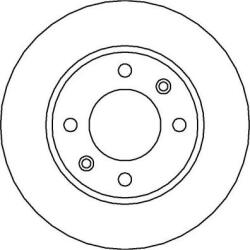 Ferodo Frana disc Disc frana Ferodo DDF1178 - compatibil Peugeot, Citroën (FERODODDF1178)
