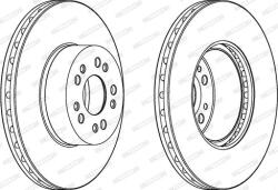 Ferodo Frana disc Disc frana Ferodo DDF1061 (FERODODDF1061)