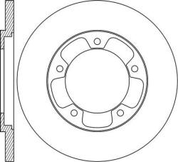 Ferodo Frana disc Disc frana Ferodo DDF2484C - compatibil Ford (FERODODDF2484C)
