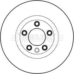 Delphi Frana disc Disc frana Delphi BG9101C - compatibil Porsche, Vw (DELPHIBG9101C)