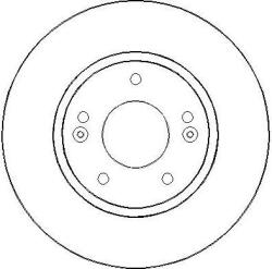 Ferodo Frana disc Disc frana Ferodo DDF1619C - compatibil Hyundai, Kia (FERODODDF1619C)
