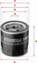 Sofima Filtru ulei Sofima S 9431 R - compatibil Mazda, Ford, Volvo, Fiat - Sofima-S 9431 R (SOFIMAS9431R)