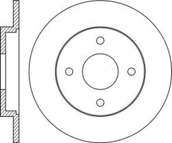 Zimmermann Frana disc Disc frana Zimmermann 250.1340. 20 (ZIMMERMANN250134020)