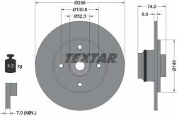 Textar Frana disc Disc frana Textar 92154003 (TEXTAR92154003)