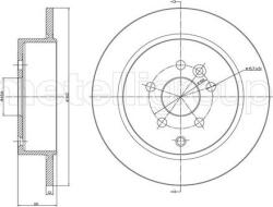 Delphi Frana disc Disc frana Delphi BG4124C - compatibil Land (DELPHIBG4124C)