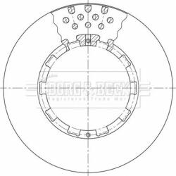 Ferodo Frana disc Disc frana Ferodo FCR225A - compatibil Daf (FERODOFCR225A)