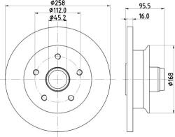 Ferodo Frana disc Disc frana Ferodo DDF542-1 (FERODODDF5421)