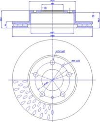 Ferodo Frana disc Disc frana Ferodo DDF1171C (FERODODDF1171C)