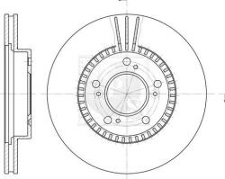 Delphi Frana disc Disc frana Delphi BG3061 - compatibil Honda, Acura (DELPHIBG3061)