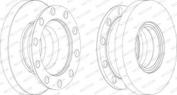 FEBI Bilstein Frana disc Disc frana FEBI Bilstein 44688 - compatibil Renault - FEBI Bilstein (FEBIBILSTEIN44688)