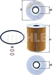 Mahle Filtru ulei Mahle OX 254D3 (MAHLEOX254D3)
