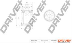 Dr! ve+ Filtru ulei Dr! ve+ DP1110.11. 0020 - compatibil Nissan, Infiniti - Dr! ve+ (DRVEDP1110110020)