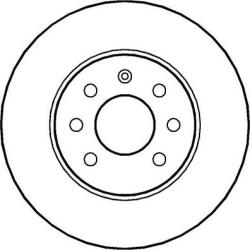 Delphi Frana disc Disc frana Delphi BG3334 - compatibil Chevrolet, Daewoo (DELPHIBG3334)