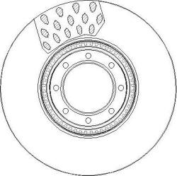 Ferodo Frana disc Disc frana Ferodo FCR320A (FERODOFCR320A)