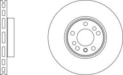 Delphi Frana disc Disc frana Delphi BG3628 - compatibil Bmw (DELPHIBG3628)