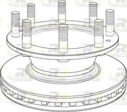Ferodo Frana disc Disc frana Ferodo FCR308A - compatibil Iveco (FERODOFCR308A)