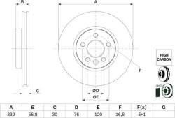 Bosch Frana disc Disc frana Bosch 0 986 479 F04 (BOSCH0986479F04)