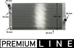 Mahle Radiator racire apa, ulei Radiator apa, Piese Mahle CR 1147 000P (MAHLECR1147000P)