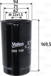 Valeo Filtru ulei Valeo 586149 - compatibil Iveco (VALEO586149)