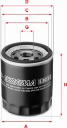 Sofima Filtru ulei Sofima S 3413 R - compatibil Mazda, Ford, Volvo - Sofima-S 3413 R (SOFIMAS3413R)