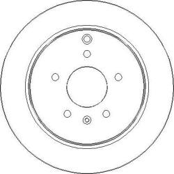 Ferodo Frana disc Disc frana Ferodo DDF1660C - compatibil Vauxhall, Opel, Chevrolet (FERODODDF1660C)