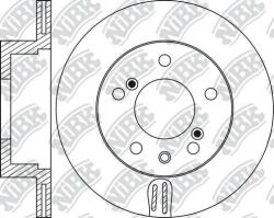 Delphi Frana disc Disc frana Delphi BG4273 - compatibil Ssangyong (DELPHIBG4273)