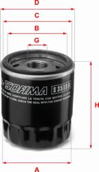 Sofima S 3519 R - Filtru ulei - Sofima-S 3519 R (SOFIMAS3519R)
