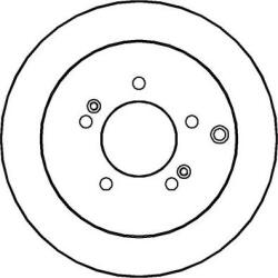Bosch Frana disc Disc frana Bosch 0 986 479 U37 - compatibil Hyundai, Kia - BOSCH-0 986 479 U37 (BOSCH0986479U37)