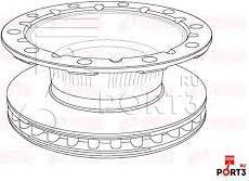 Ferodo Frana disc Disc frana Ferodo FCR252A - compatibil Renault, Dacia, Land (FERODOFCR252A)