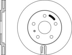 Delphi Frana disc Disc frana Delphi BG2713 (DELPHIBG2713)
