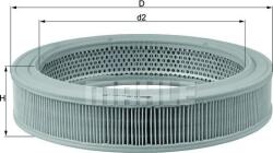 Mahle Filtru aer Mahle LX 208 - compatibil Audi, Saab, Citroën, Ford - MAHLE-LX 208 (MAHLELX208)