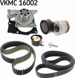 SKF Set curea distributie SKF VKMC 16002 - compatibil Dacia - SKF-VKMC 16002 (SKFVKMC16002)