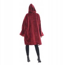 Allbag Nagy Takaró Pulóver Plédpulcsi Oversize Vastag Kapucnis Női Fürdőköpeny Férfi (RC-K-305)