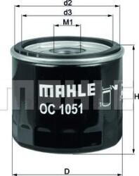 Mahle Filtru ulei Mahle OC 1051 (MAHLEOC1051)