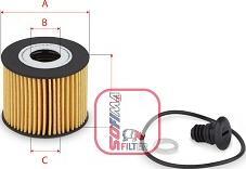 Sofima Filtru ulei Sofima S 5268 PE - compatibil Hyundai, Kia - Sofima-S 5268 PE (SOFIMAS5268PE)