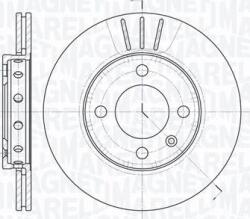 Ferodo Frana disc Disc frana Ferodo DDF812C - compatibil Seat, Vw, Bmw (FERODODDF812C)