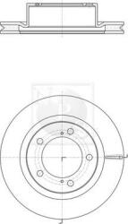 Delphi Frana disc Disc frana Delphi BG9067 - compatibil Toyota, Lexus (DELPHIBG9067)