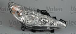 VALEO 043239 - Far dreapta halogen. H1 - H7 - W5W. electric. cu motor. culoare semnalizator. transparent PEUGEOT 207. 207 - HATCHBACK - 12. - VALEO-043239 (VALEO043239)
