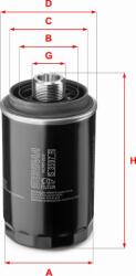 Sofima Filtru ulei Sofima S 3597 R (SOFIMAS3597R)