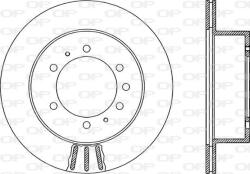 Ferodo Frana disc Disc frana Ferodo DDF976-1 - compatibil Nissan (FERODODDF9761)