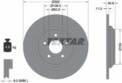 Textar Frana disc Disc frana Textar 92292403 (TEXTAR92292403)