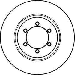 Delphi Frana disc Disc frana Delphi BG4112 - compatibil Daewoo, Ssangyong (DELPHIBG4112)