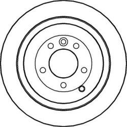 Ferodo Frana disc Disc frana Ferodo DDF1433C-1 - compatibil Land (FERODODDF1433C1)