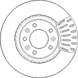 Delphi Frana disc Disc frana Delphi BG4806C (DELPHIBG4806C)
