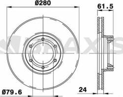 Ferodo Frana disc Disc frana Ferodo DDF1067C - compatibil Renault, Opel, Vauxhall (FERODODDF1067C)