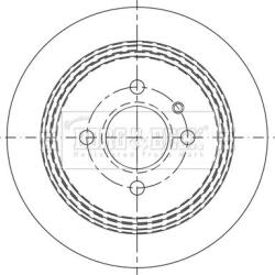 Ferodo Frana disc Disc frana Ferodo DDF093 (FERODODDF093)